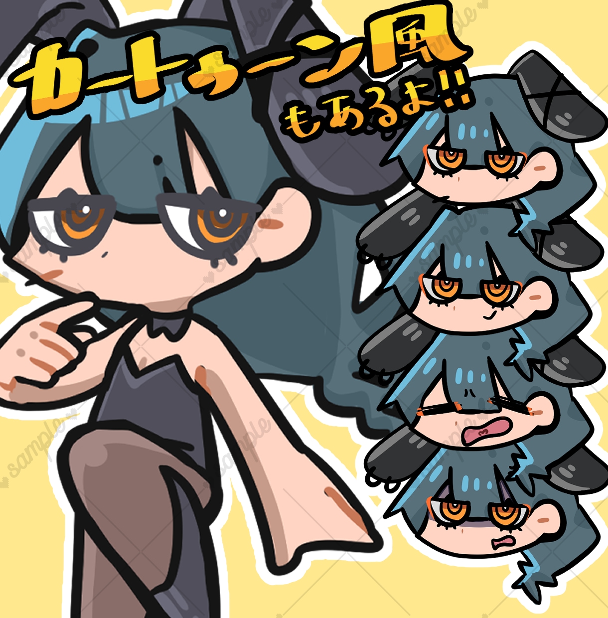 好みに合わせた SDキャラクター描きます シンプルなSDやカートゥーン風なSDも描けます！ イメージ2
