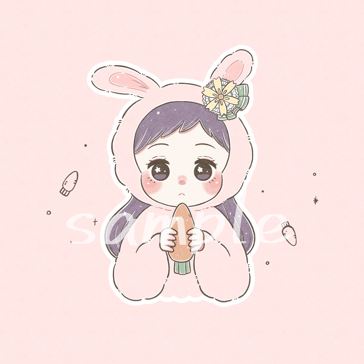 SNSで目を引く！ゆるかわPOPなアイコン描きます あなただけのオリジナルイラストを是非！ イメージ4