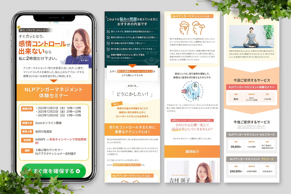 HTML/CSSで高品質オリジナルLP制作します デザイン性が高く、見やすく伝わりやすいランディングページ イメージ3