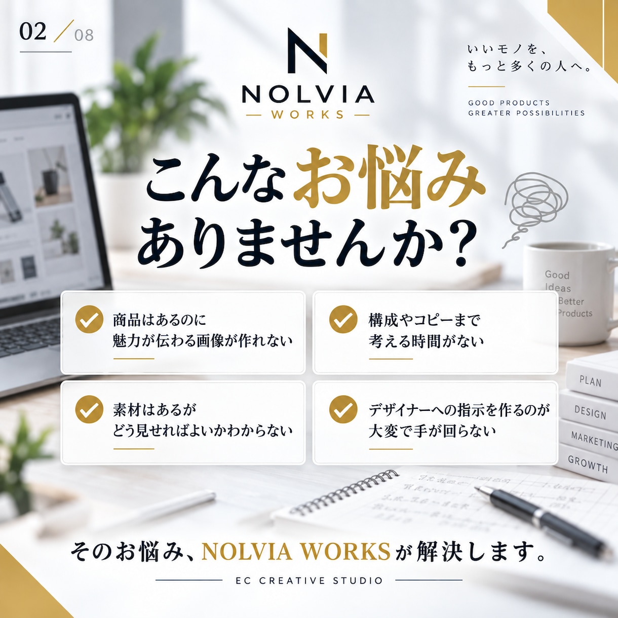 EC商品画像7枚を丸ごと制作します 構成・コピーからまとめてお任せいただけます イメージ2