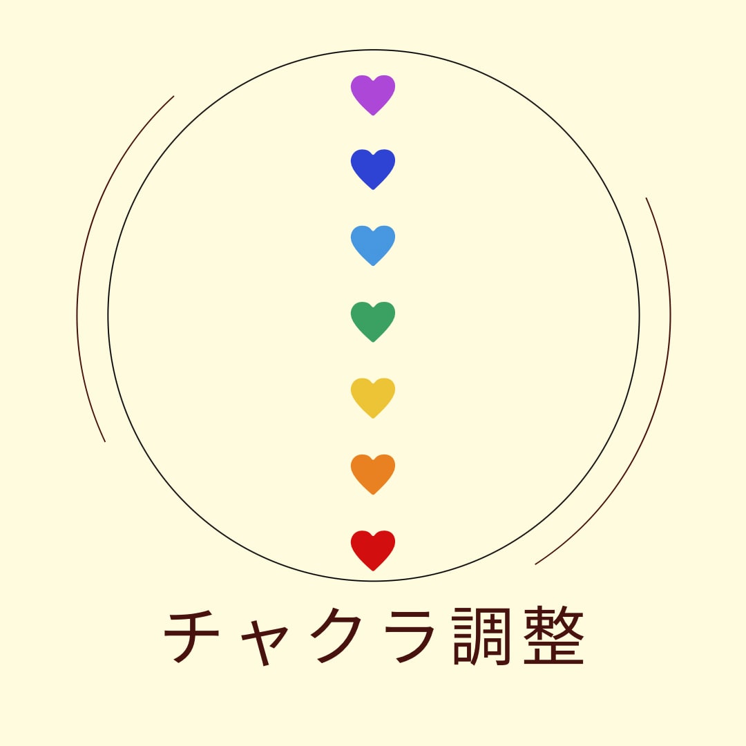第１～第７チャクラの弱っているチャクラを整えます 弱っているチャクラを整えてポジティブに。 イメージ1