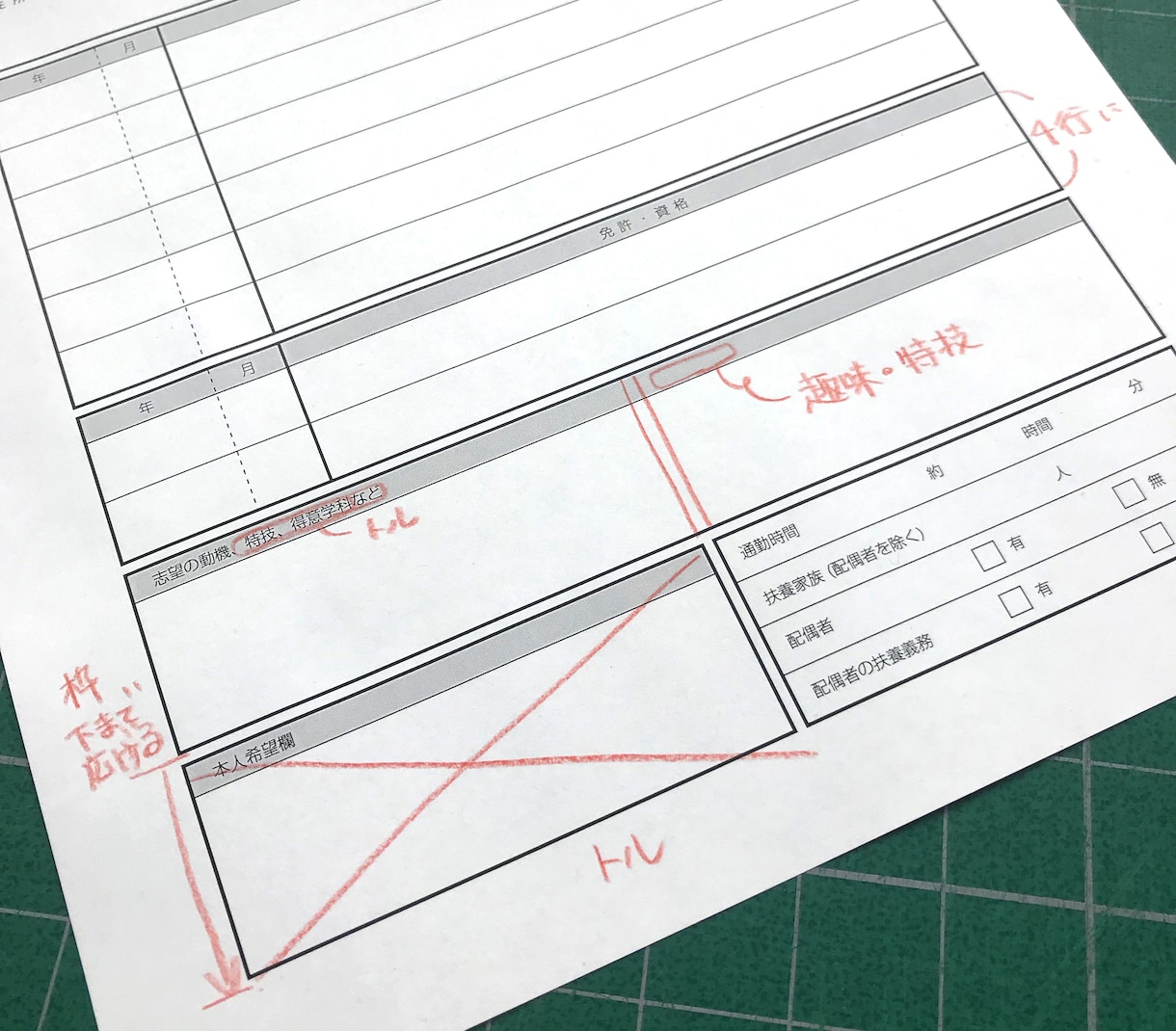 あなたに合わせたオリジナルの履歴書用紙を作ります 枠が足りない…。スペースが余る…。書きたいことが書けない…。 イメージ3