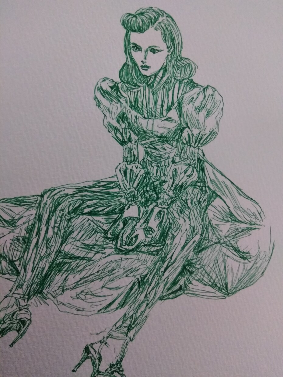 ペン1色でアナログ似顔絵 手描きします SNSのアイコンやちょっとした記念等なんでもどうぞ^^ イメージ4