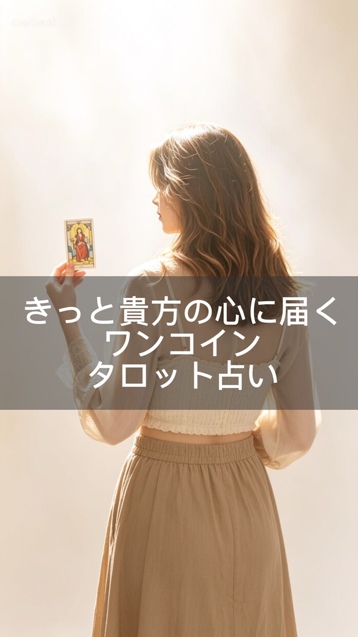 貴方に必要なタロットからのメッセージお届けします おみくじ感覚で気軽にお受け取りください★お守り画像付き★ イメージ1