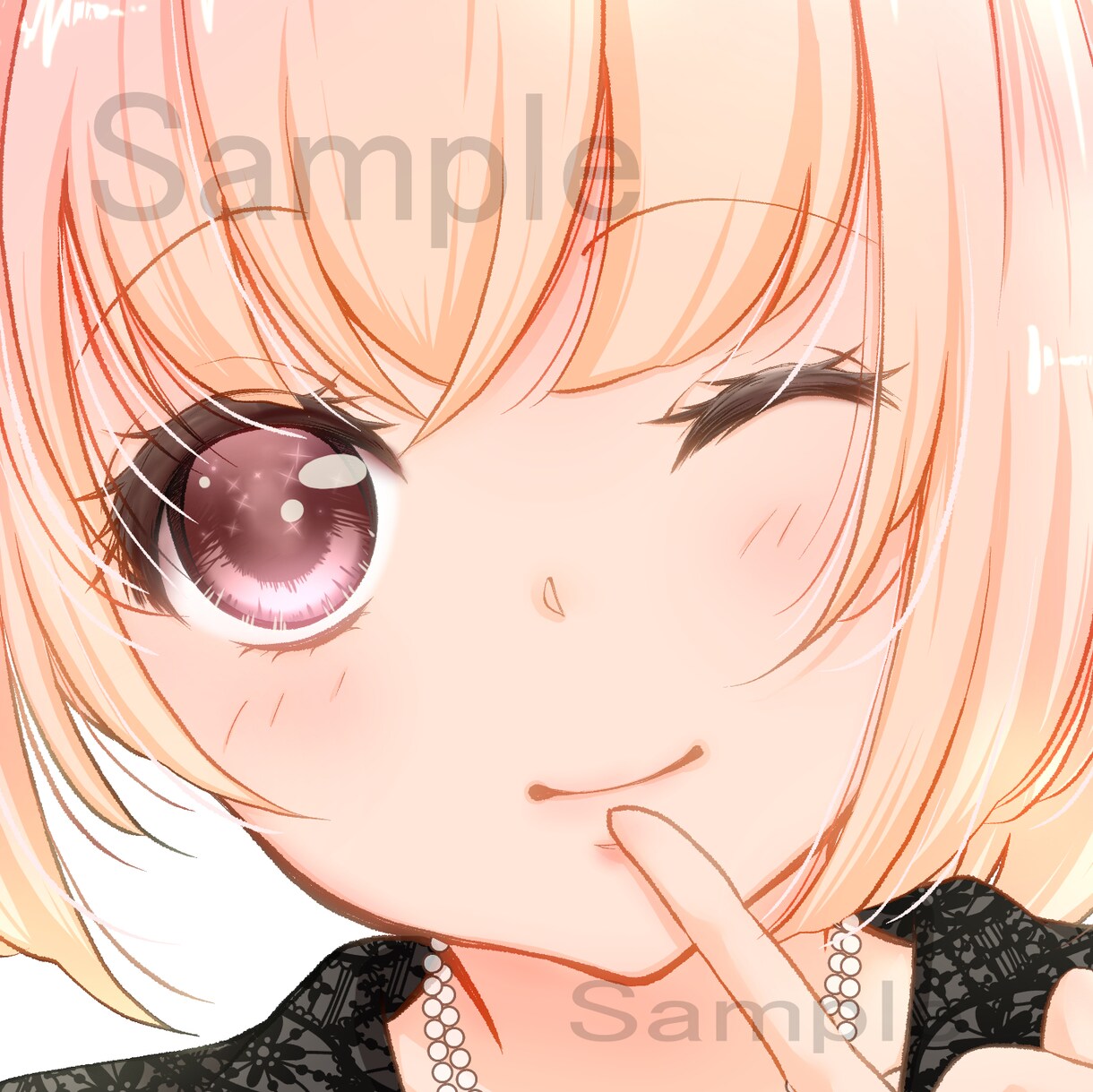 アイコン用女の子イラスト描きます 好みの女の子をカスタマイズできます イメージ2