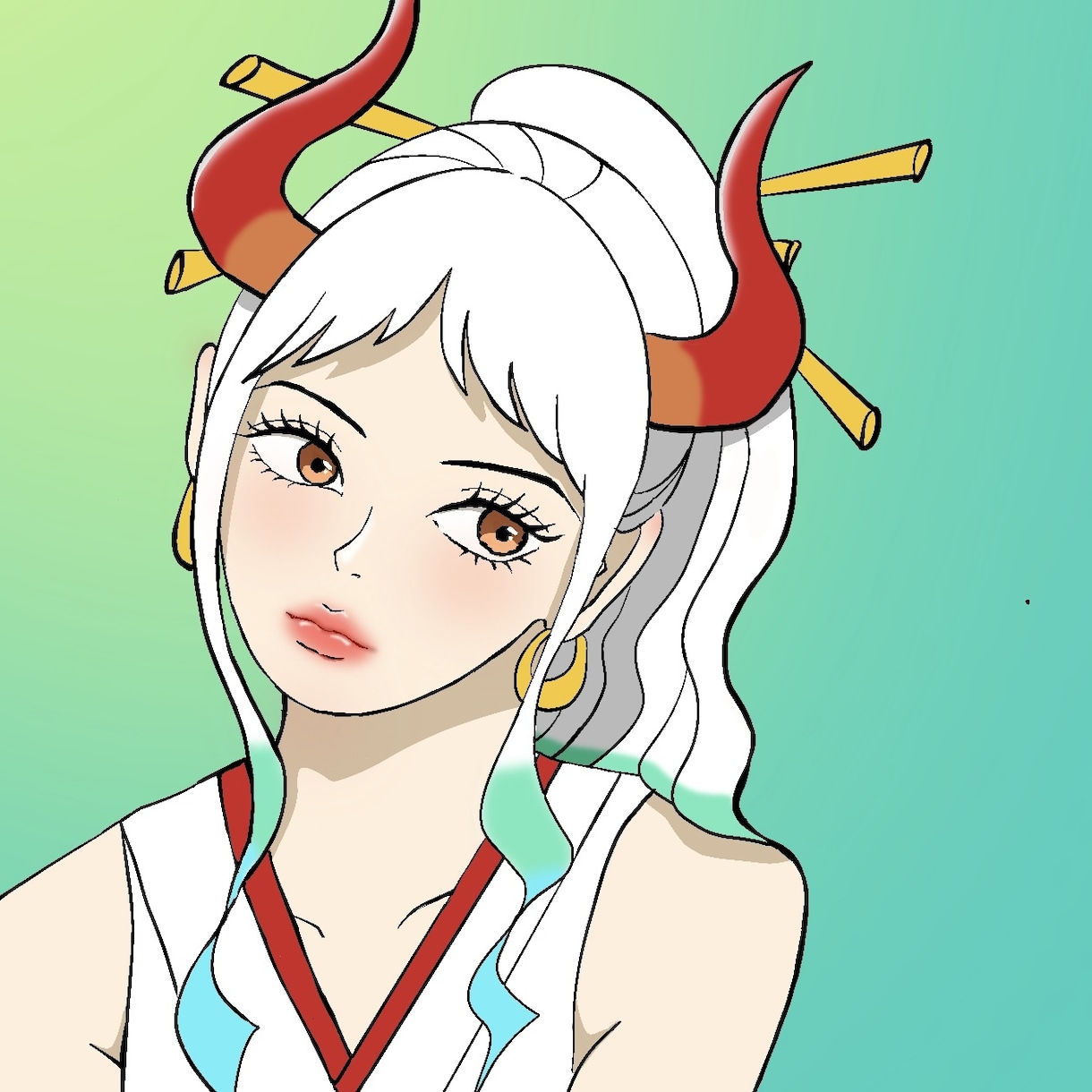 商用利用OK！韓国アイドルのようなイラスト描きます ！ヘッダー/ブログ/挿絵/アイコン/ビジネス/似顔絵 イメージ4