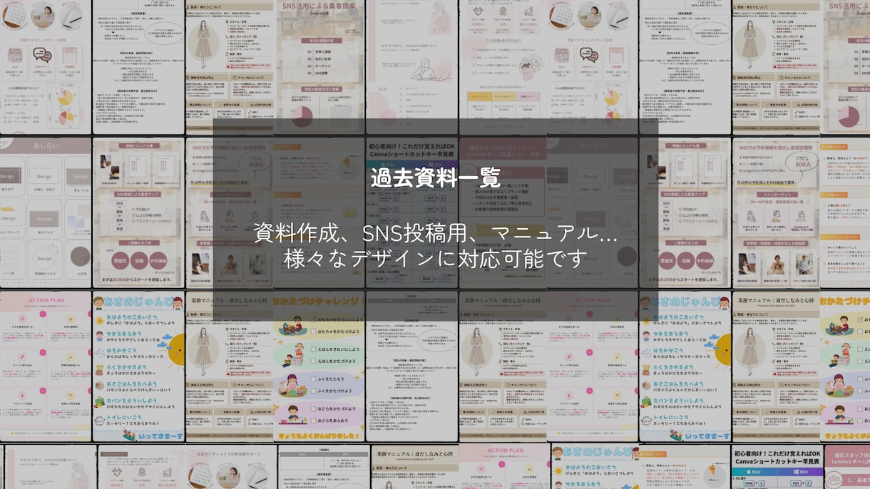 社内資料・マニュアルを伝わるデザインに仕上げます 見づらい資料を“理解される形”へ改善 イメージ2