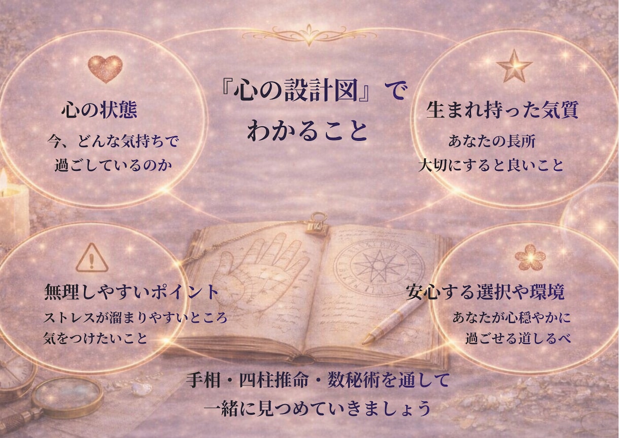 3つの道で動けるあなたへ導きます 【26章立て】占いで終わらせない行動伴走鑑定です。 イメージ4