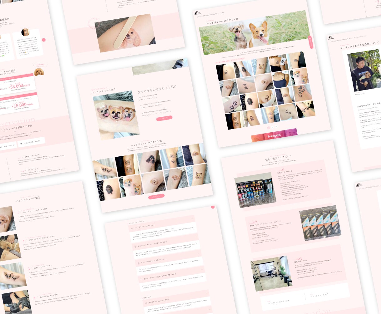 女性向け！集客できるWebサイトを制作します Web経験8年プロのデザイナーが対応！ イメージ5