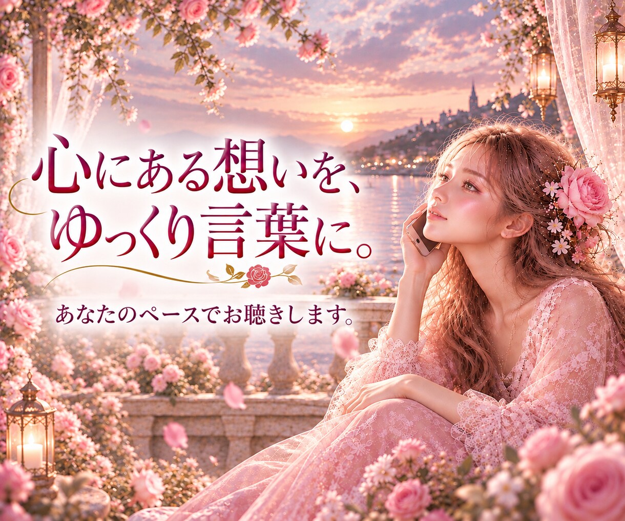 好きな人のことで揺れるお気持ちをお聴きします LINEや相手の言葉が気になるとき、今の気持ちを話せます イメージ5