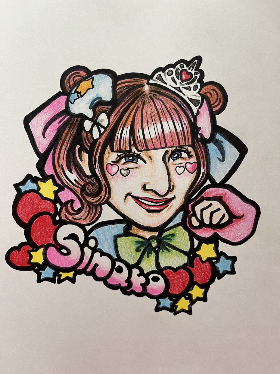 ポップで可愛い似顔絵描きます 記念日・誕生日・プレゼントに◎ イメージ10
