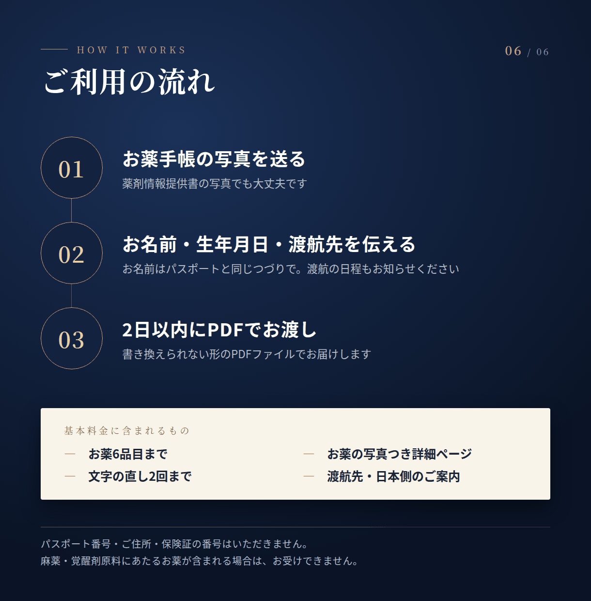 元医薬品商社薬剤師が薬剤英文証明書を発行します 薬機法と各国の持ち込み規制をふまえ、英文証明書にまとめます イメージ6