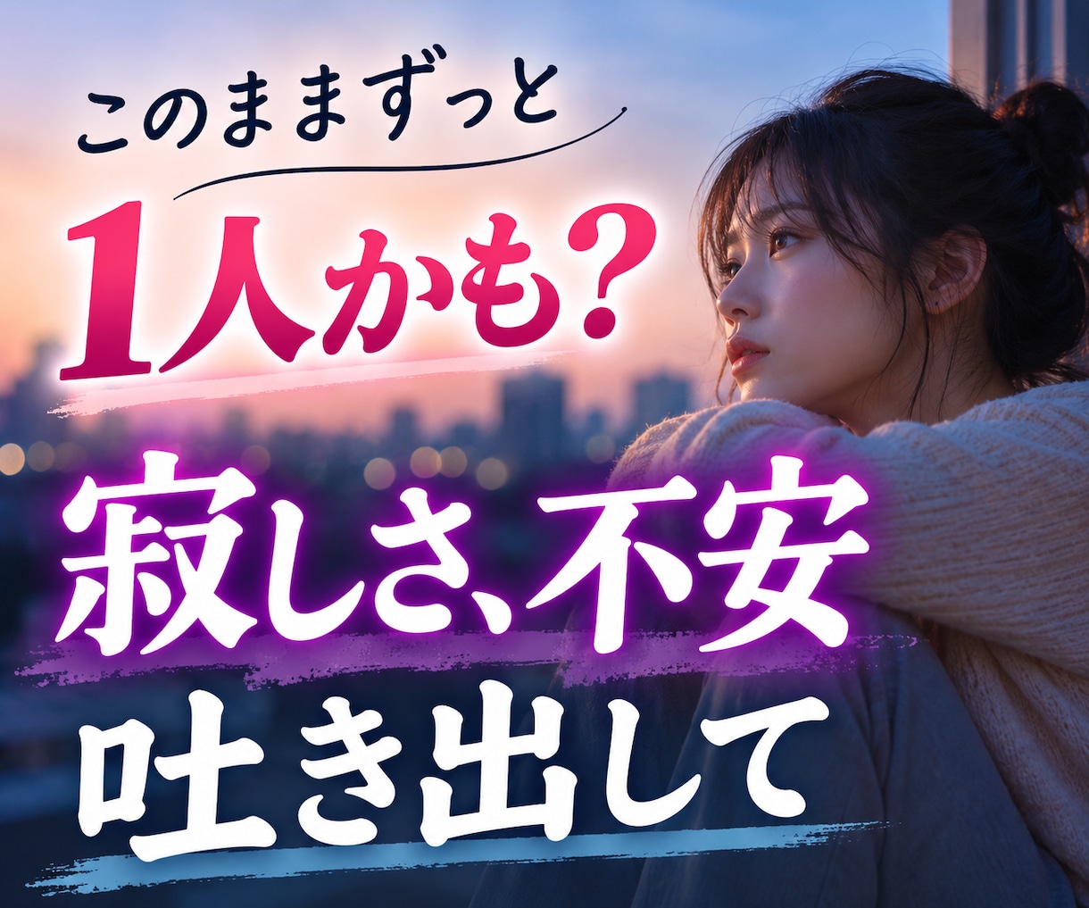 独身老後不安の寂しさを吐き出せます 明日への不安を安心に変える場所。あなたのペースで話せます。 イメージ1