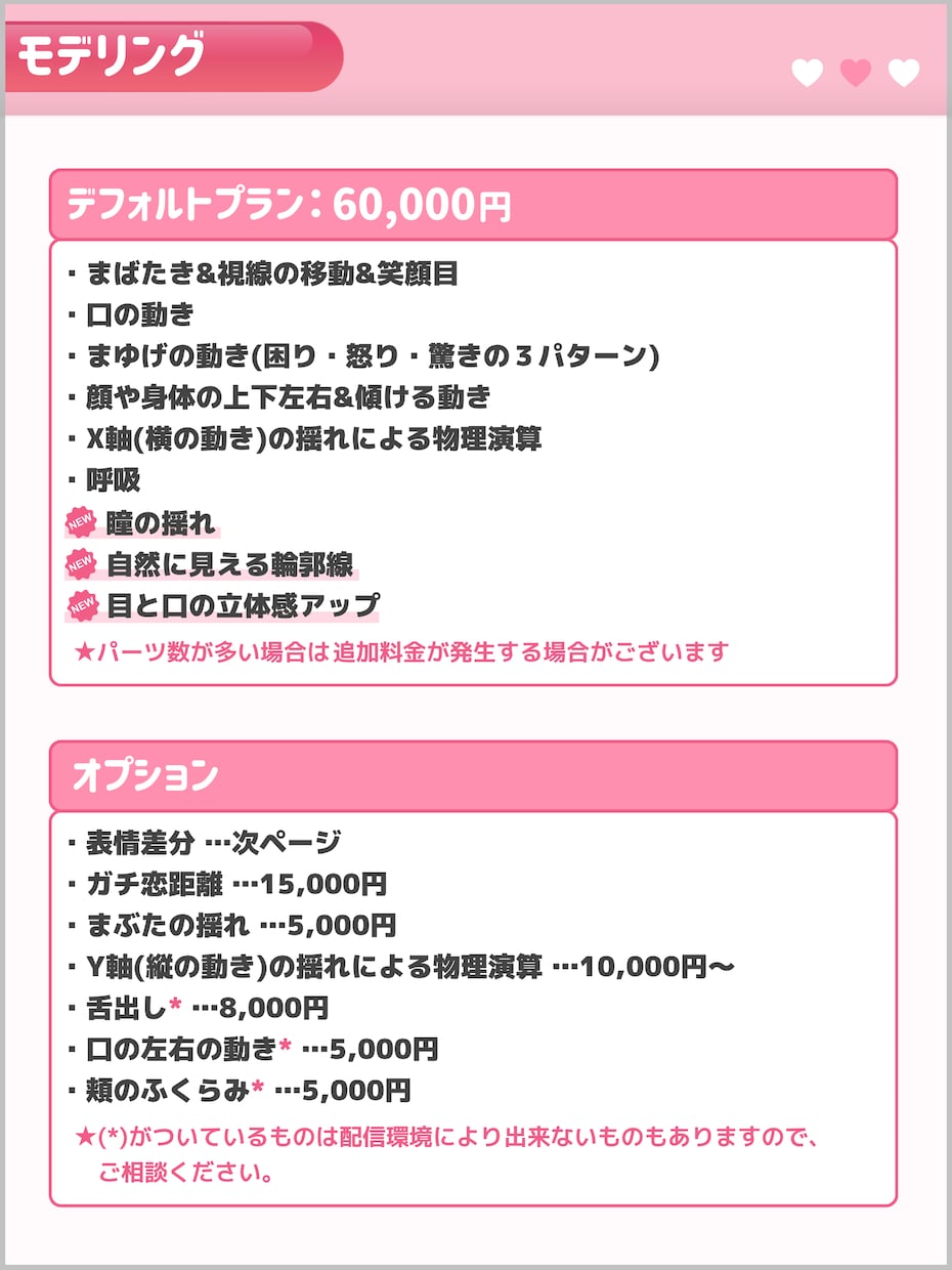自然で立体感ある動きのLive2Dモデル作成します 10月のご依頼は1万円のお値引き！ イメージ3