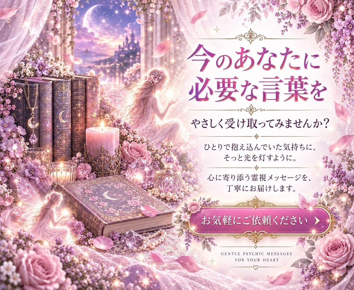 あなたの心に寄り添い、霊視で丁寧に鑑定します 生年月日不要。今のお悩みに必要なメッセージをお届けします イメージ10
