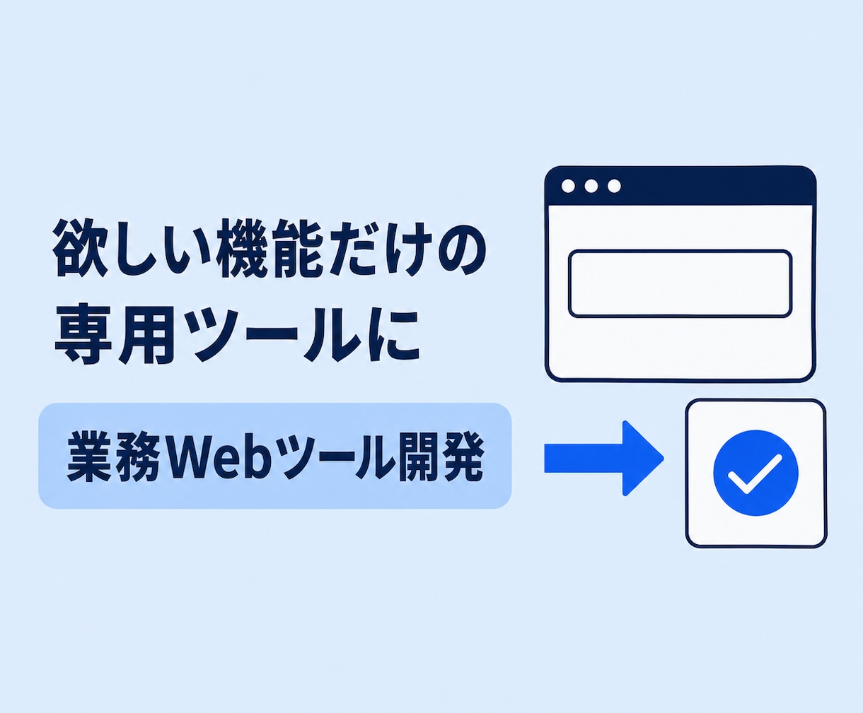 あなた専用の業務Webツールを開発します 「こんなの欲しい」を専用ツールに。納品後1ヶ月サポート イメージ1