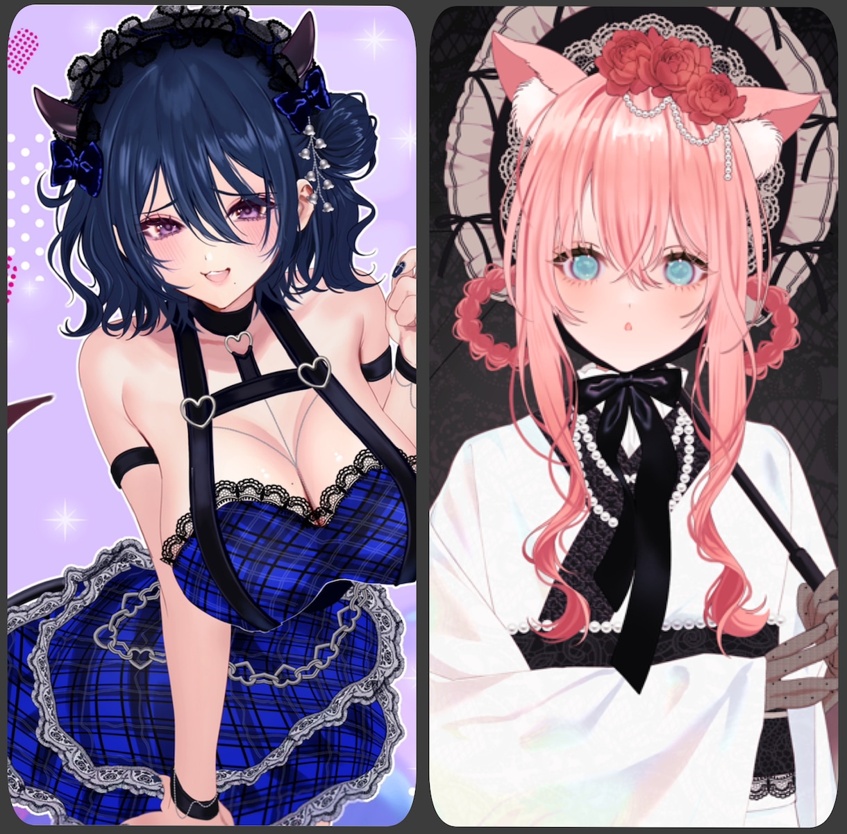 SNSアイコン・配信・歌みた用イラスト描きます かわいく印象に残るイラストを制作します イメージ7