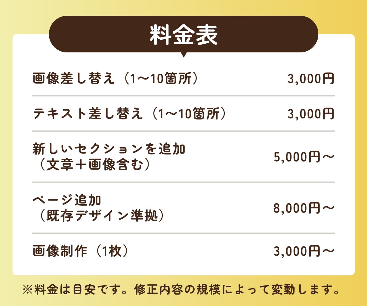 Wix・Studioの修正・更新・不具合対応します 制作歴9年の現役デザイナーがその不具合直します イメージ5