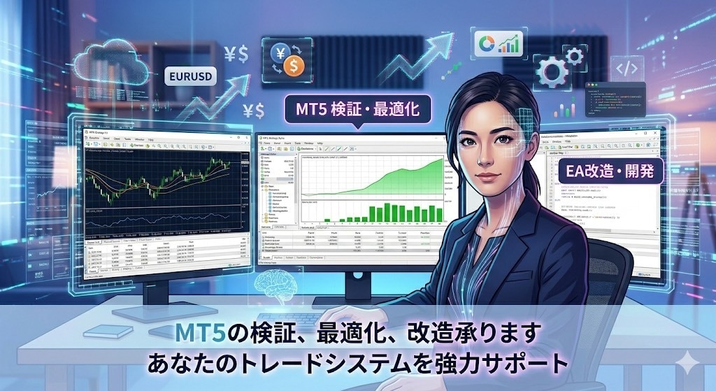 23年分のリアルティックデータでEAを検証し⁠ます Dukascopy製データ使用！モデリング品質99.9% イメージ1
