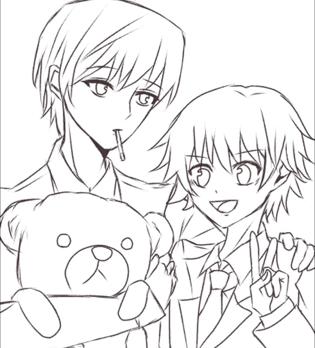 ラフから線画を起こします 線画を描くのに手間がかかり描くのが苦手な方にオススメです♪ イメージ2