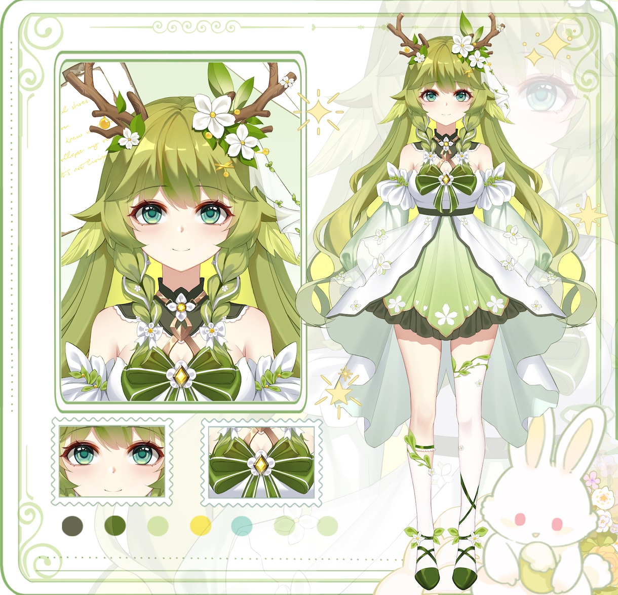 全力でVtuberデビューを徹底サポートいたします キャラデザ、Live2D、パーツ分け、修正無制限、著作権譲渡 イメージ3