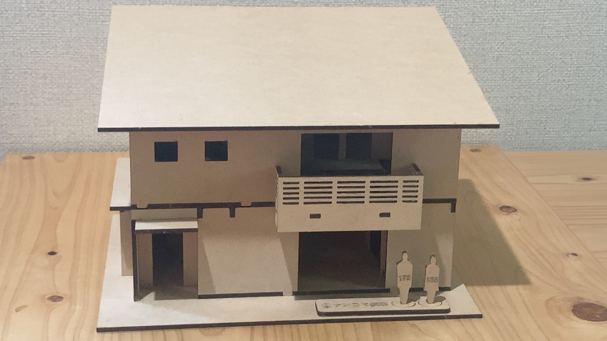 3営業日で間取り確認用の建築模型を作ります 【家族で囲んで話せて、設計者にも要望を伝えやすい】 イメージ2