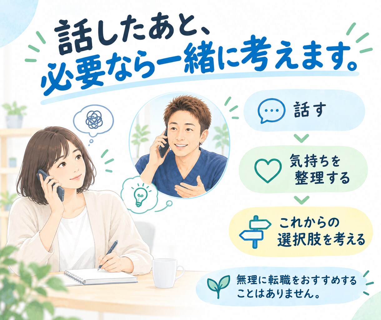 あなたが抱える仕事の悩みに寄り添います 給料や残業、人間関係の悩みなど、よければお聞かせください！ イメージ9