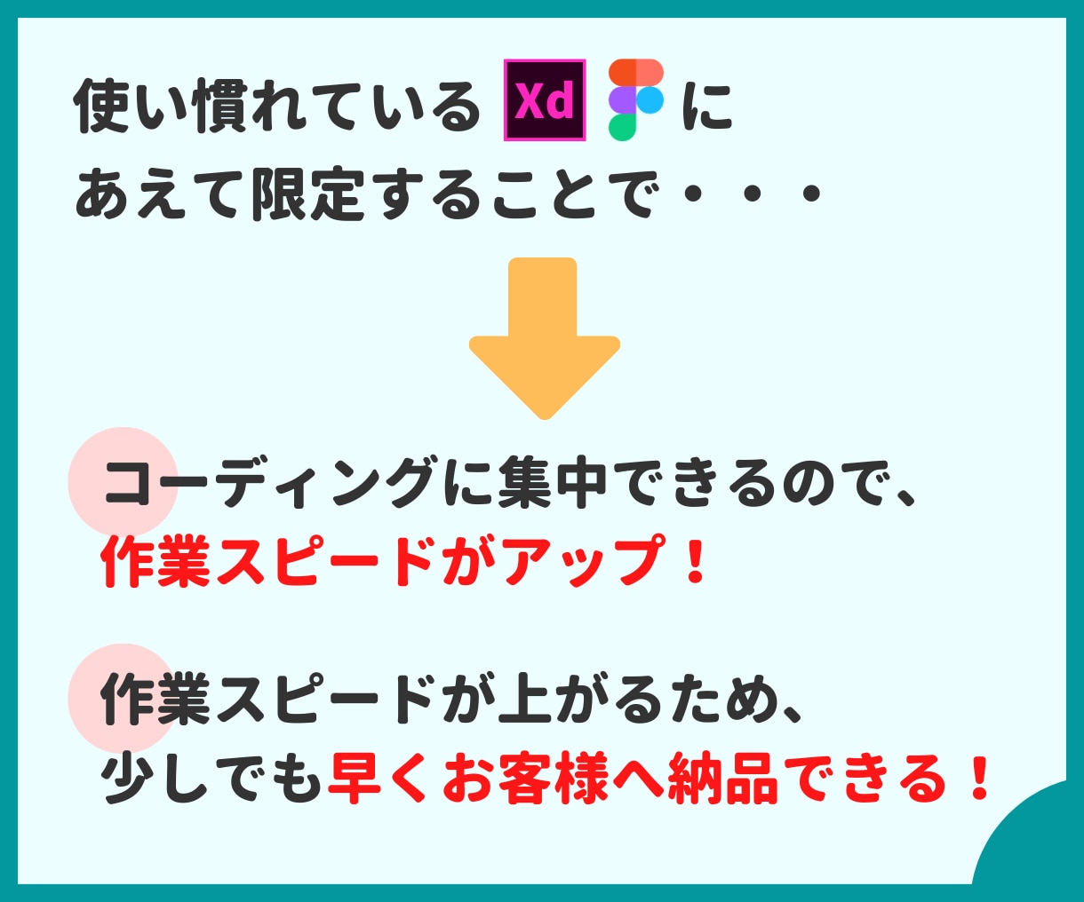 XD＆Figmaデザインを完璧にコーディングします 【迅速・丁寧】コーディングにお困りの際はご相談ください！ イメージ2