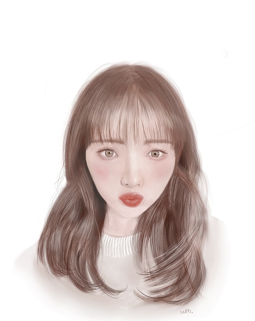 リアルなのにゆるふわな似顔絵・アイコン描きます ・SNSアイコンやプライベートに♪ イメージ1