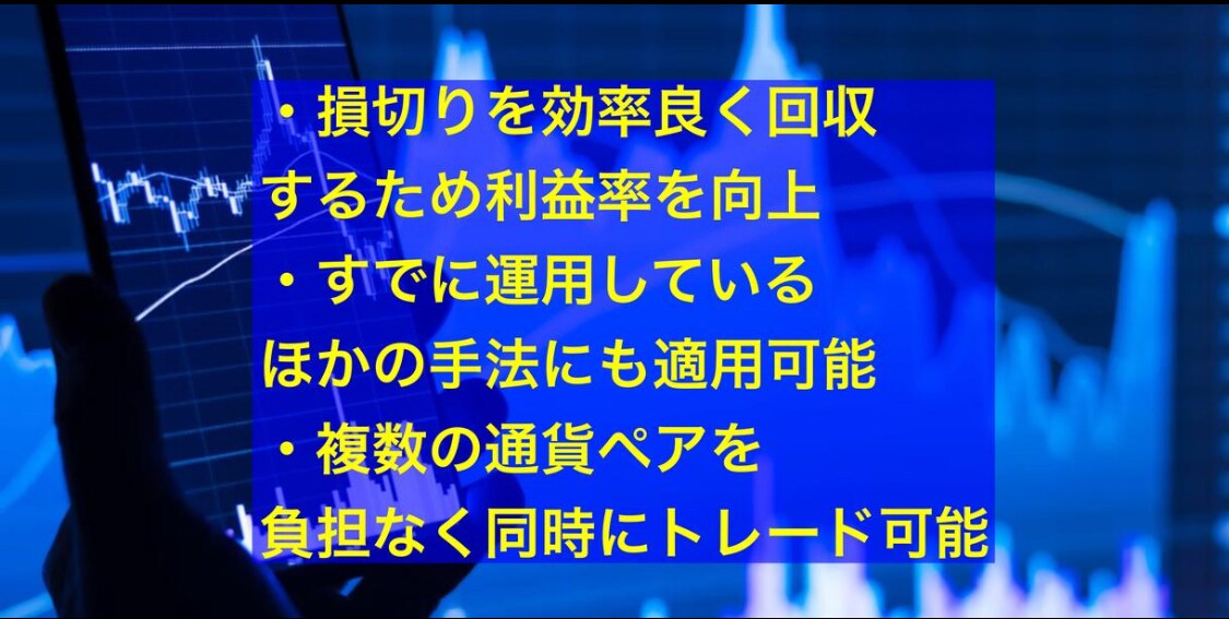 あなたのFXトレード手法パフォーマンスを改善します 複数の通貨ペアを負担なく同時運用も可能に イメージ10