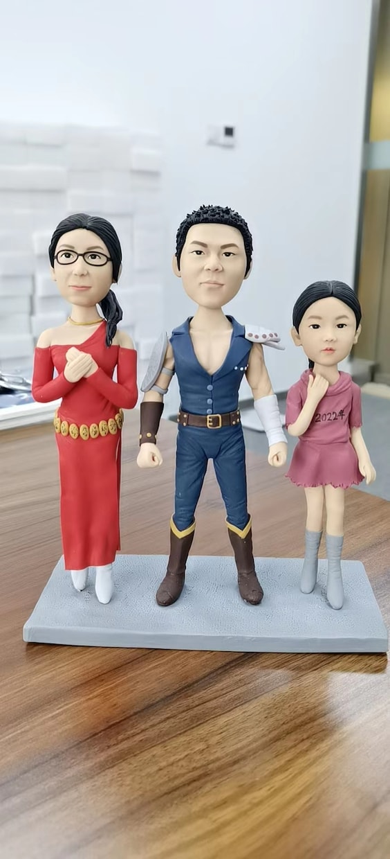 写真から世界に一つのオリジナルフィギュア制作します プレゼント等にも最適な手作りオリジナルフィギュア制作します イメージ2