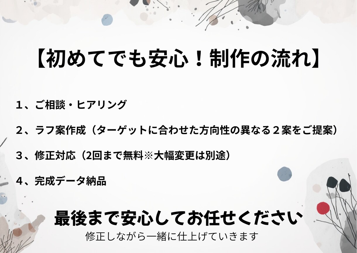 飲食店・サロン専門｜来店に繋がるチラシ作ります 丸投げOK修正2回まで無料 お店の魅力を伝える高品質デザイン イメージ4