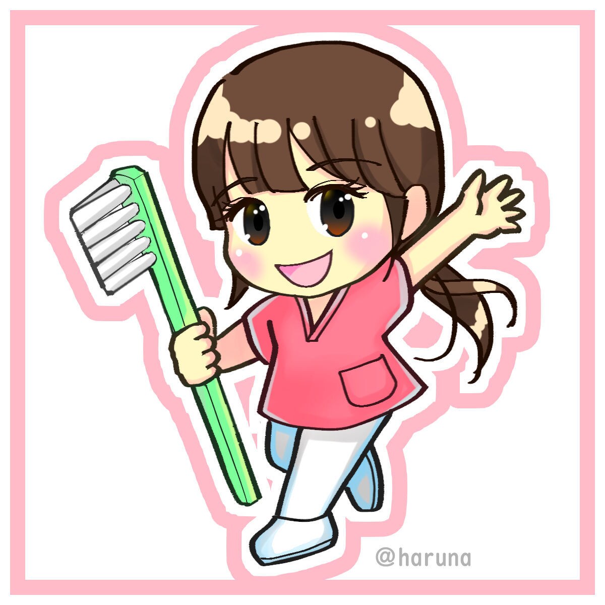 イラストでワクワクをお届けいたします ちびキャラが得意現役歯科衛生士 イメージ5