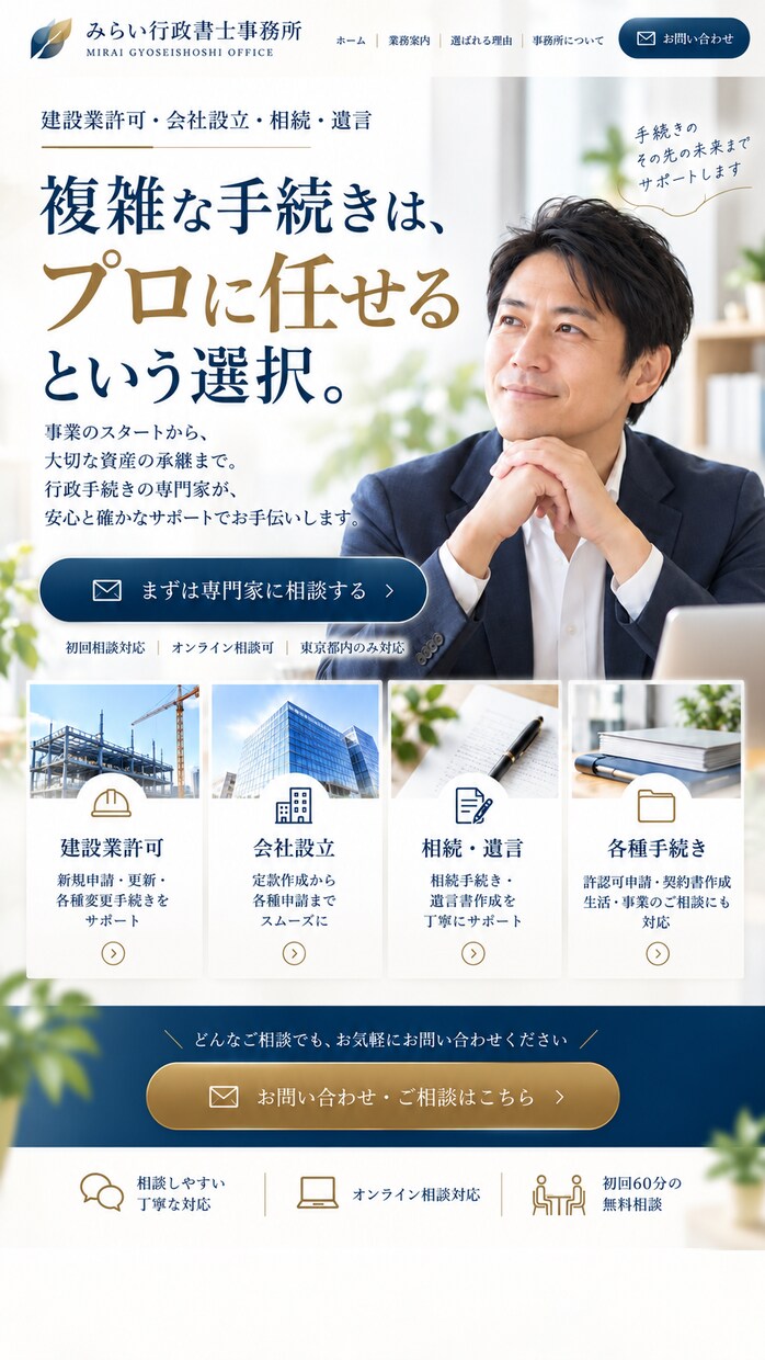 魅力が伝わるLPファーストビューを作成します 商品・サービスをひと目で理解できる、第一印象に仕上げます イメージ5
