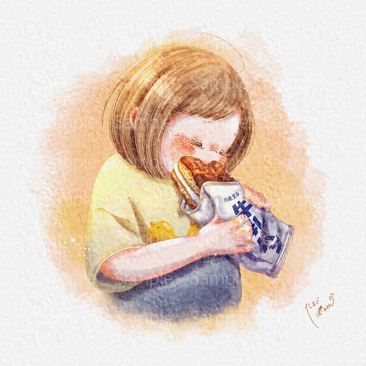 ほわっとかわいい癒し系イラストお描きします 美大卒イラストレーターがあなたのSNSにほっこり癒しをお届け イメージ9