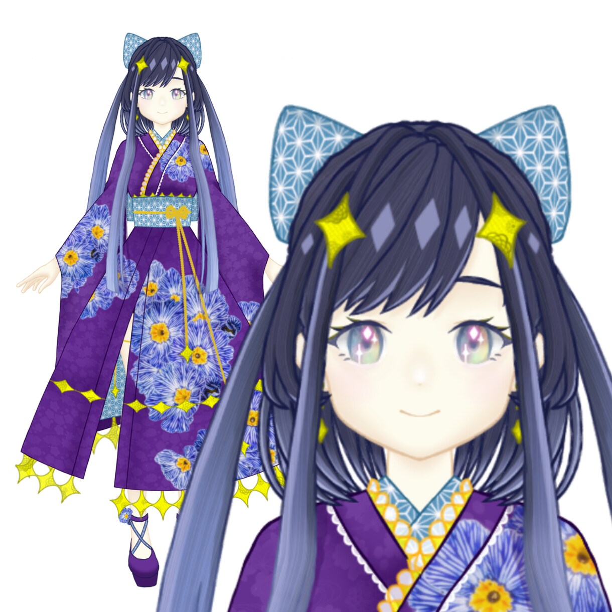 VTuberのモデリングを一括作成します モデルの立ち絵作成〜LIVE2Dモデリングを作成致します。 イメージ3