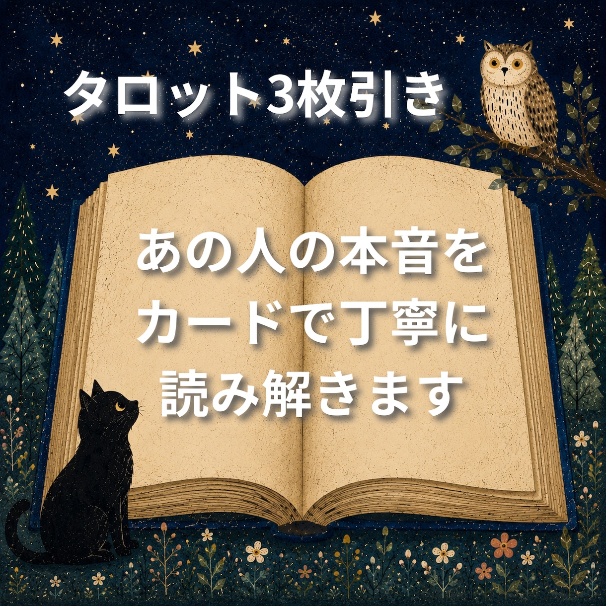 あの人の本音をカードで丁寧に読み解きます 相手の本心とこれからの流れを読み解きます イメージ1