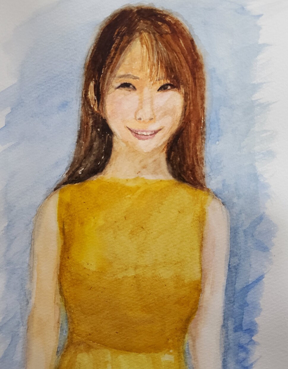 似顔絵・肖像画をリアル調の水彩画で描きます 写真以上にさらに魅力的に表現します イメージ10