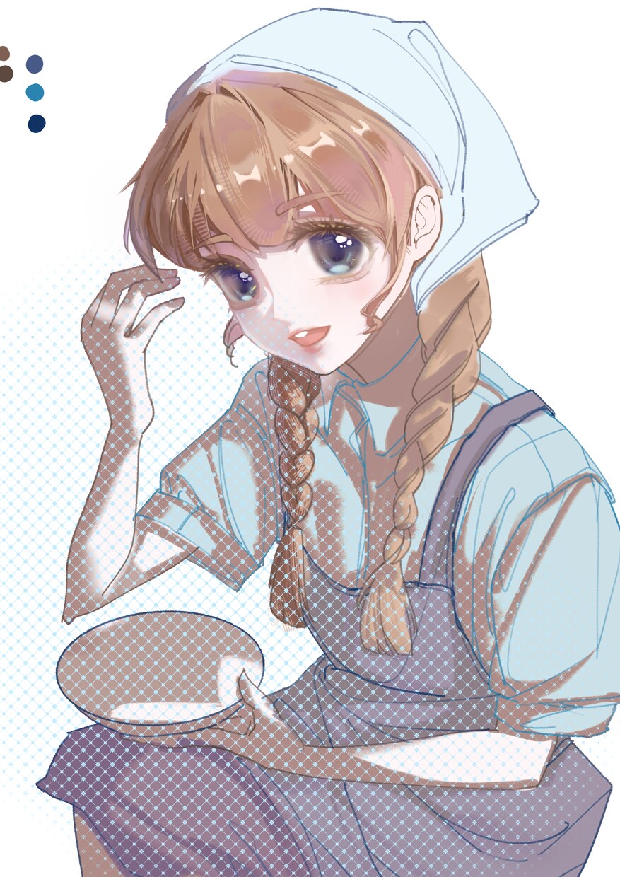 二次元キャラのイラスト描きます 半身・全身・創作・アイコンなど イメージ6