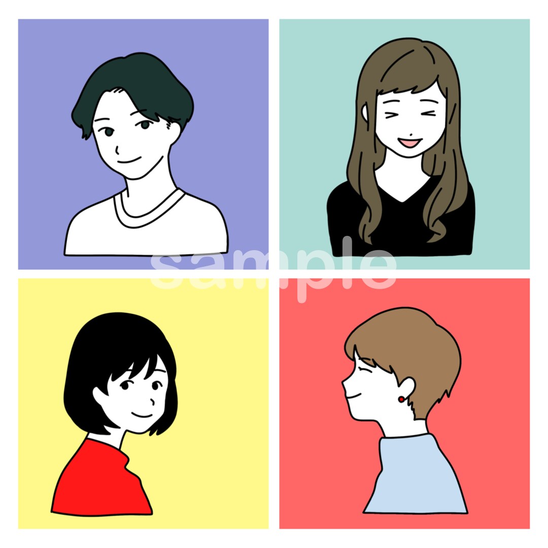 ちょうどいい感じの似顔絵お描きします 特徴を捉えすぎず、ネット上でも使いやすい似顔絵アイコンを イメージ2