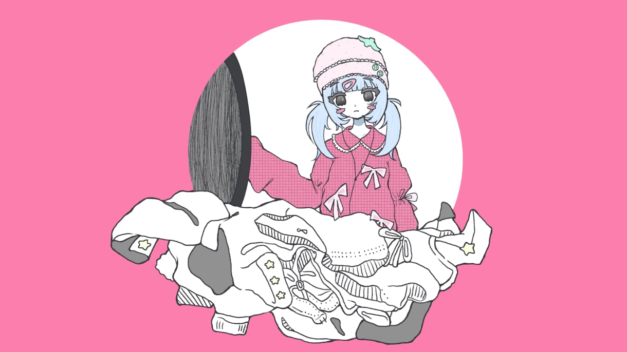 かわいい歌ってみた用イラスト描きます ちょい病み・かわいい女の子を描きます！ イメージ2
