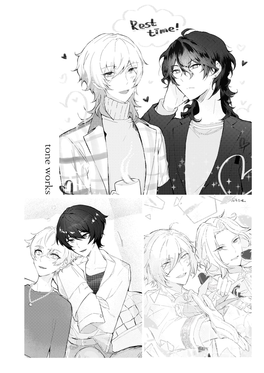 白黒イラスト、漫画を制作いたします。ます 好きなキャラクターが手に入る！欲しい絵がもらえる。 イメージ5