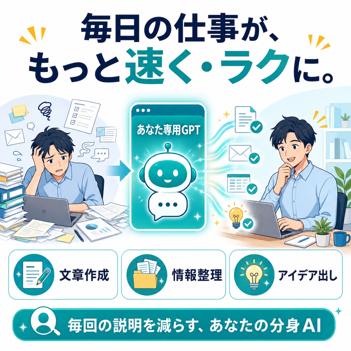仕事専用ChatGPTプロンプト100個作ります コピペですぐ使える、あなた専用の業務効率化100選 イメージ1