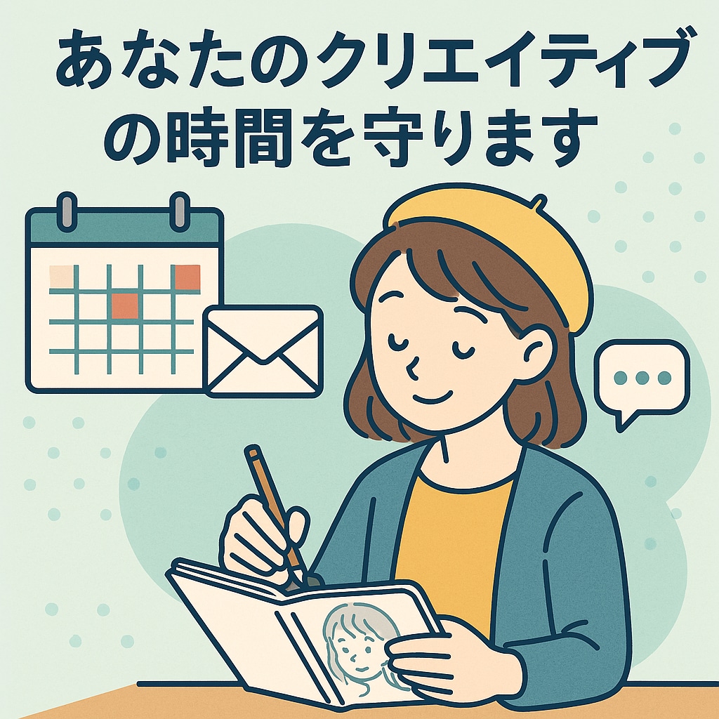 クリエイティブに集中できる環境作りをお手伝いします クリエイティブに集中したい方、すべての面倒事をお任せください イメージ1