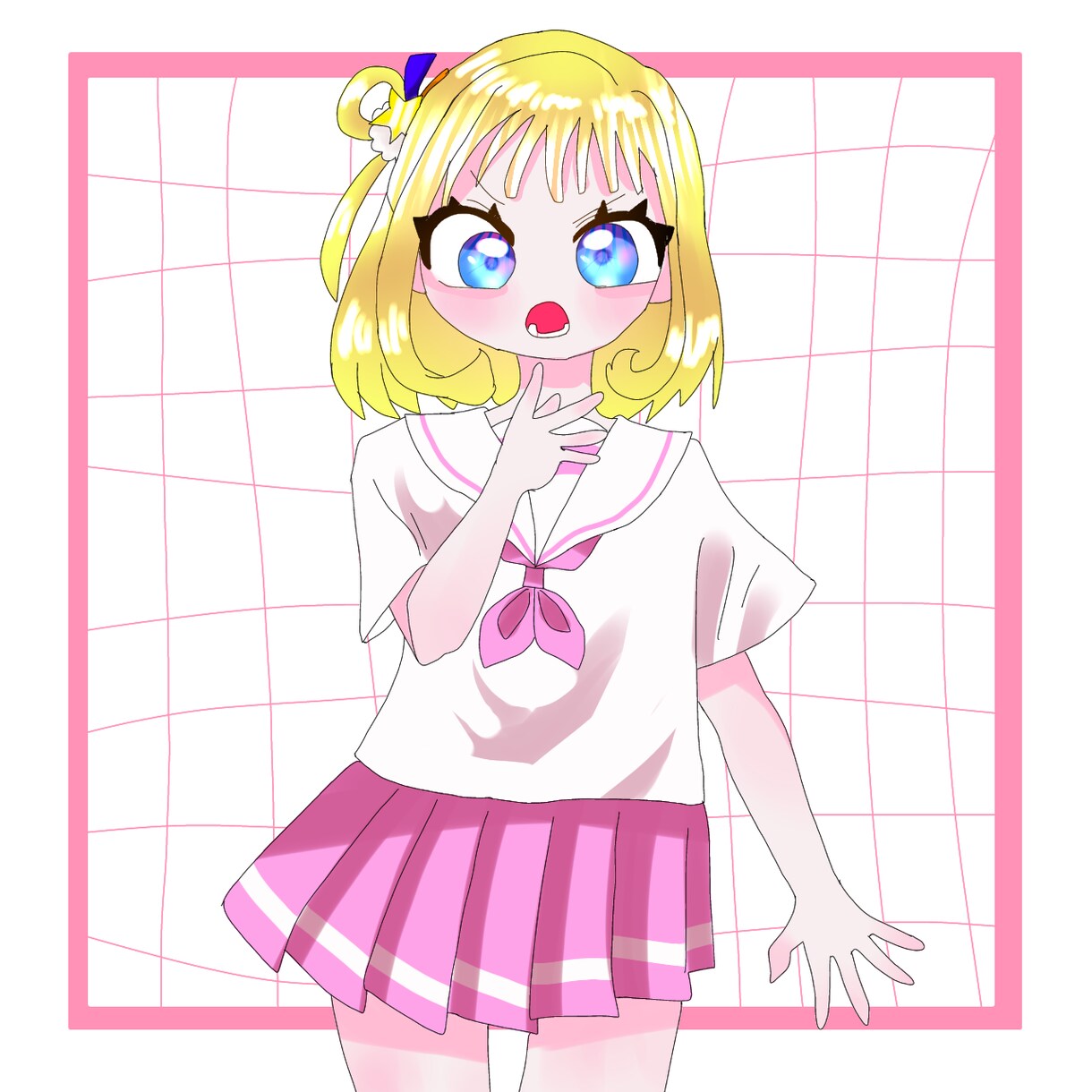 イラストを作成します 中学1年生の本気イラスト！可愛い女の子を描きます！ イメージ1