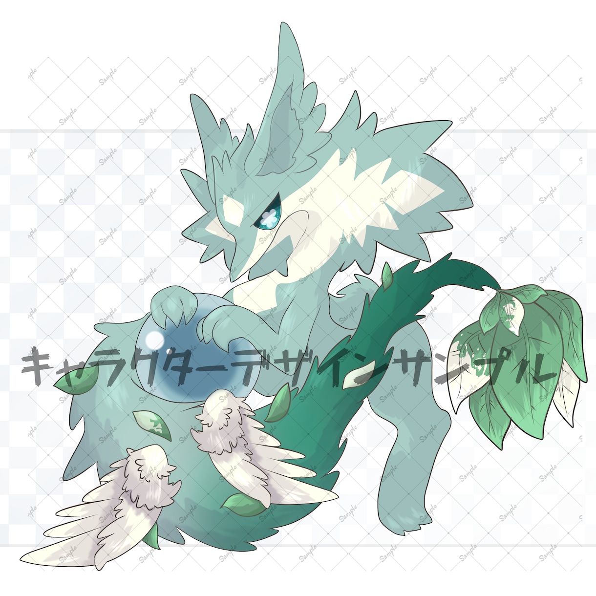 リッチなLive2d用パーツ分けイラスト描きます ケモノやドラゴンや幻獣等の人外キャラ制作はお任せ下さい イメージ6
