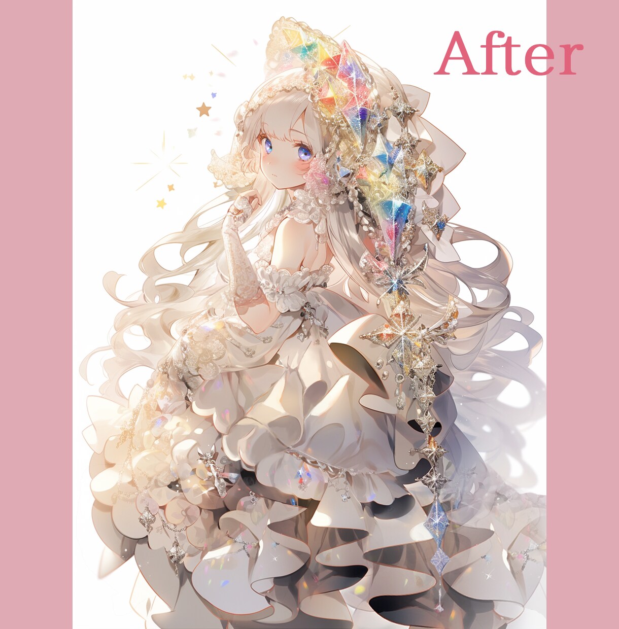 プロがAIイラストを加筆修正＆魅力的にします (イラコン優秀賞の実績あり！)プロが修正・加筆致します イメージ7