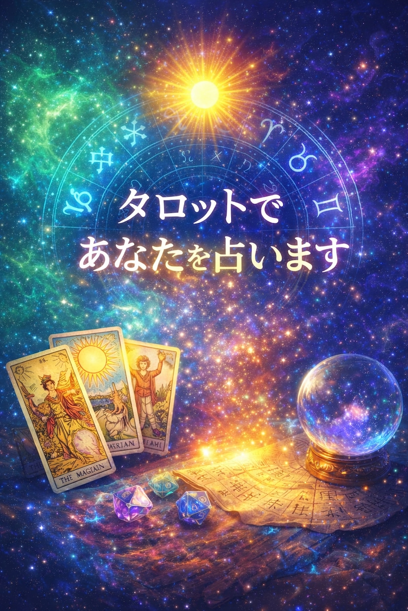 整えて動かす、タロットカード鑑定をします 優しさだけではなく、現実を踏まえた未来の可能性を提示します イメージ1