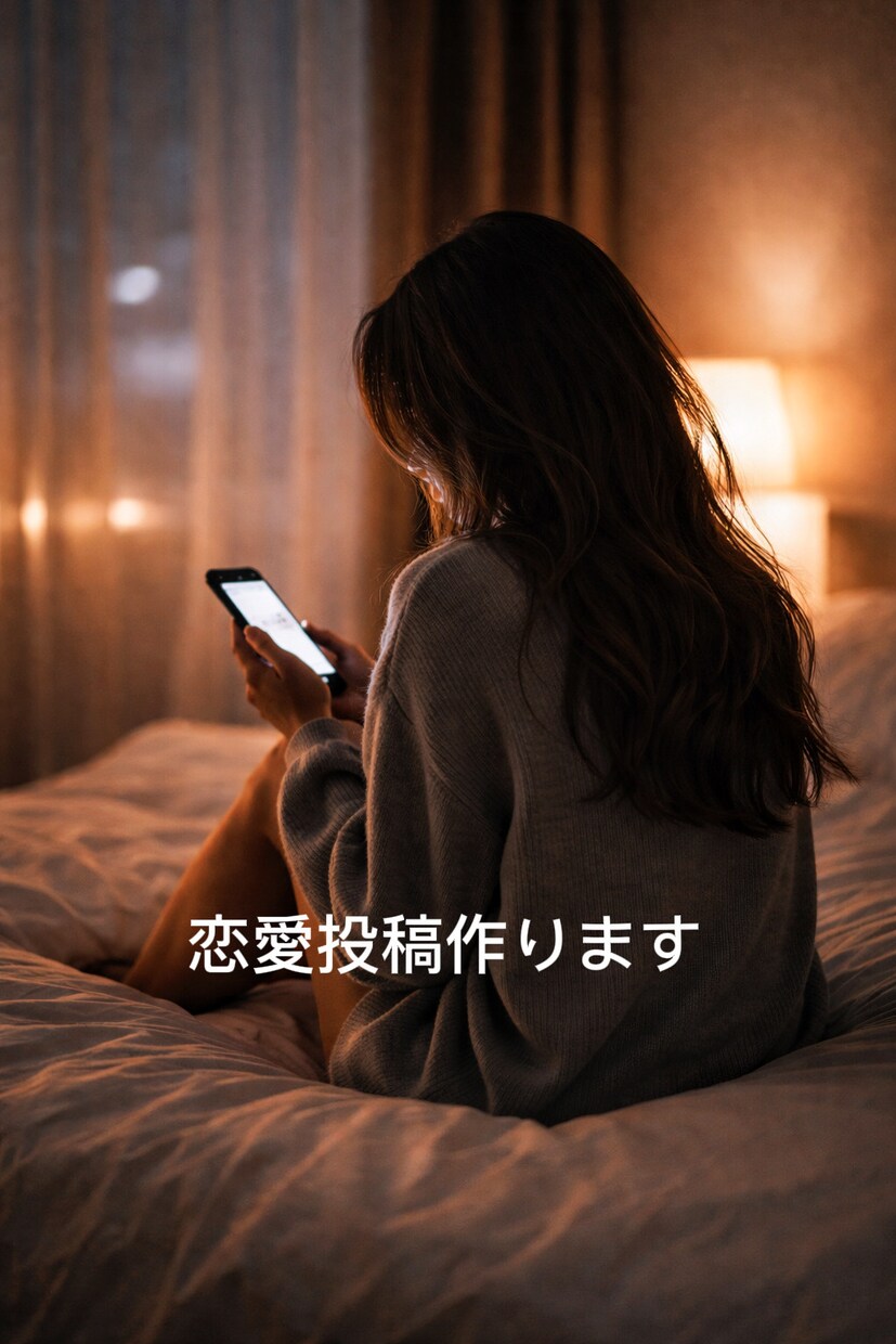 恋愛系SNS投稿・台本作成します 共感されて“保存される”恋愛投稿、作ります イメージ1