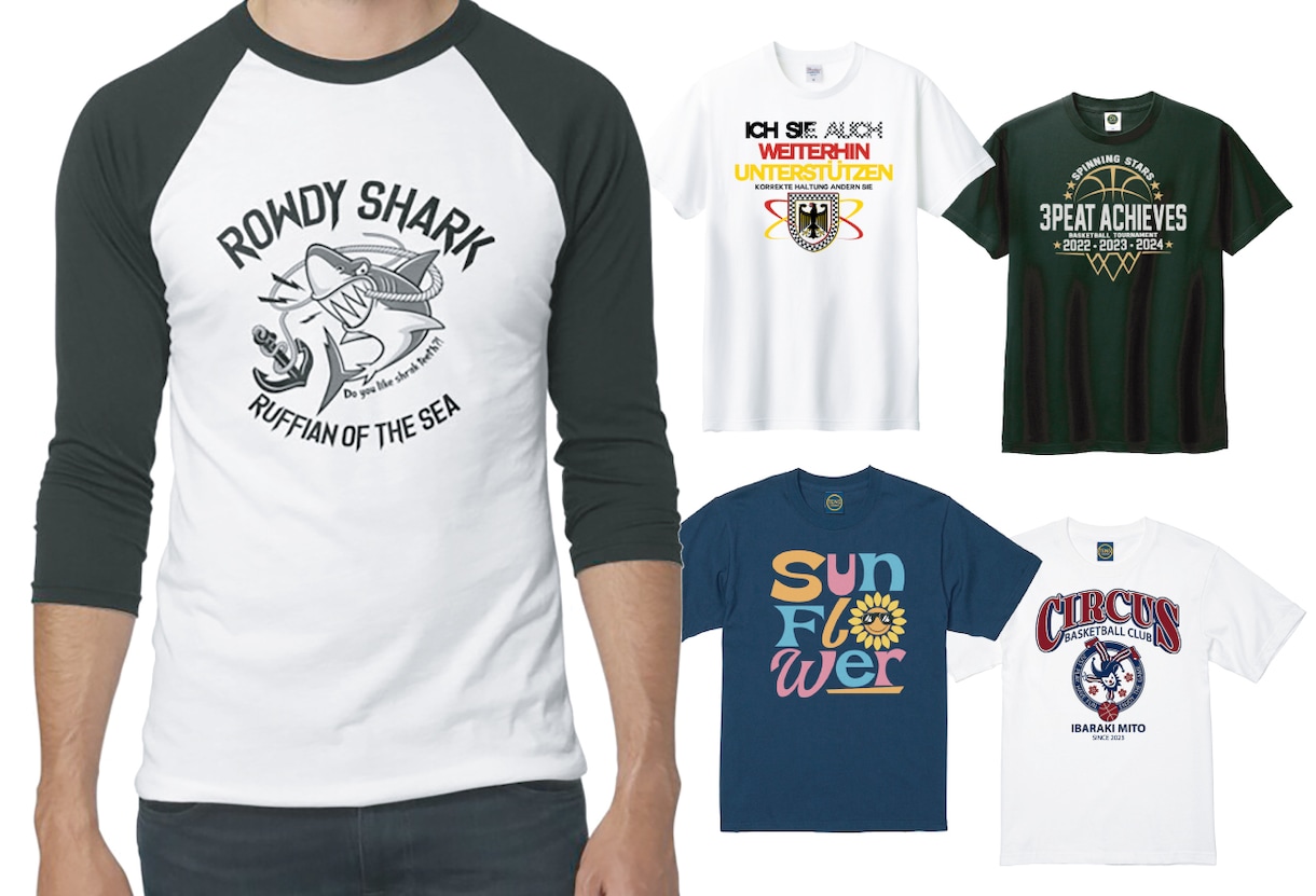 あなたの思いをデザインします Tシャツ・イベントグッズのオリジナルデザインを承ります。 イメージ6
